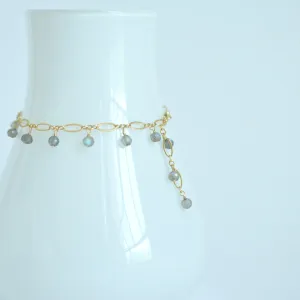 Lilibeth - Labradorite, 14k Gold Filled Bracelet