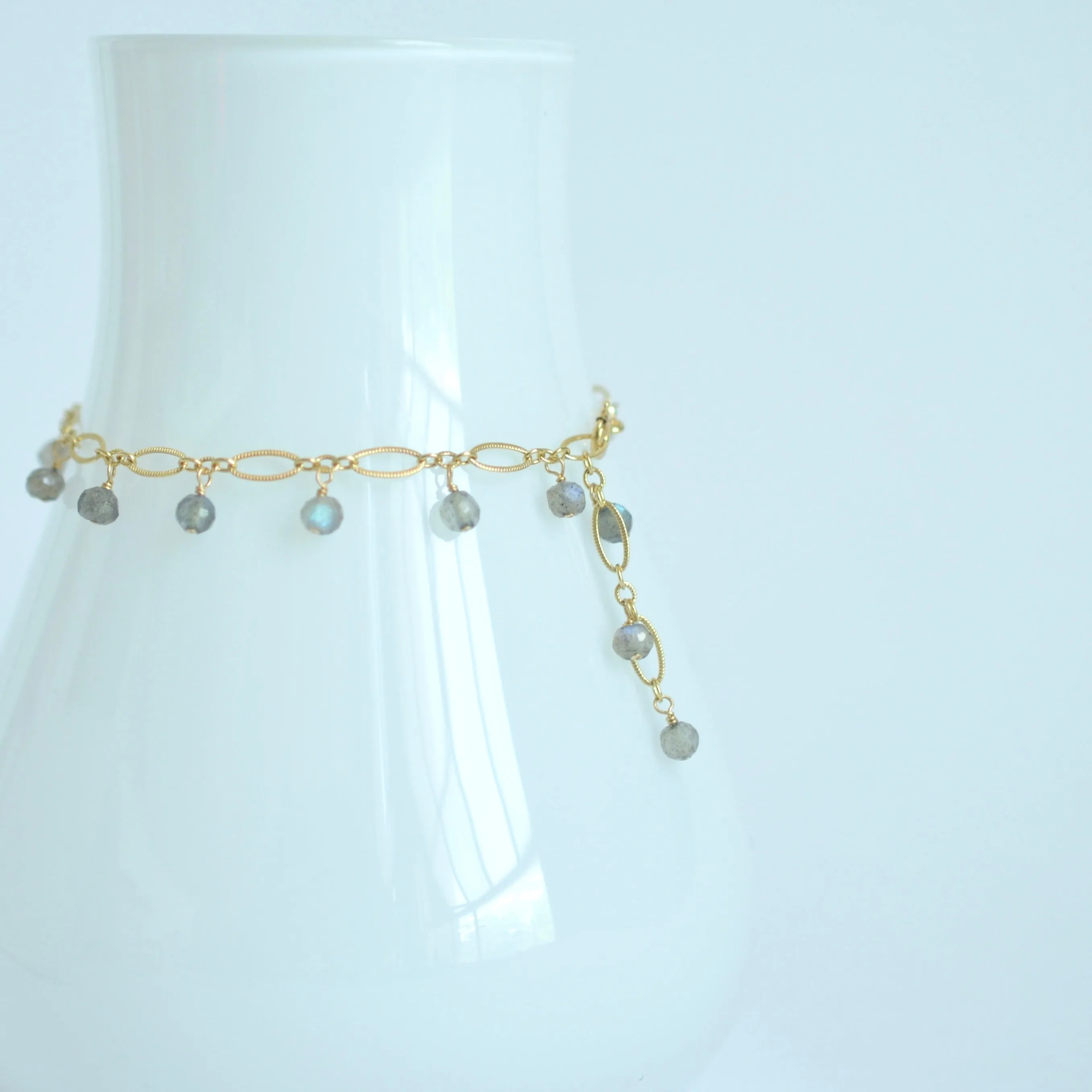 Lilibeth - Labradorite, 14k Gold Filled Bracelet