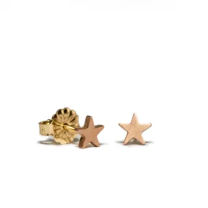 <!--ER235-->star button stud earrings