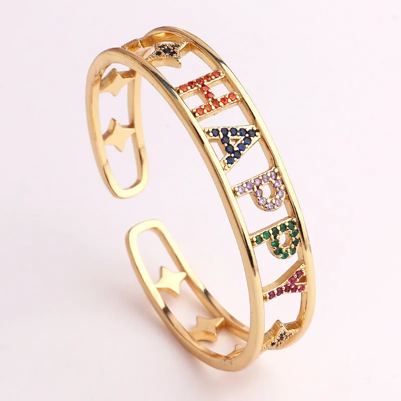 Luxurious Copper Electroplating Bangles