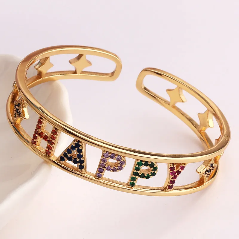 Luxurious Copper Electroplating Bangles