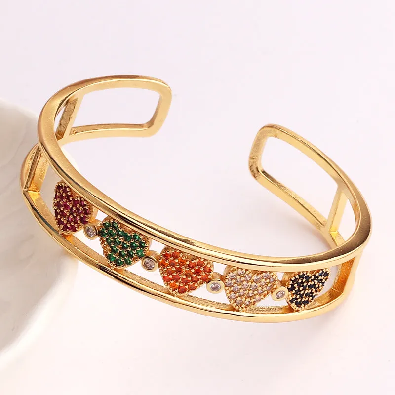 Luxurious Copper Electroplating Bangles