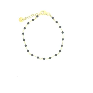 Maya Black Onyx Looping Wire Bracelet