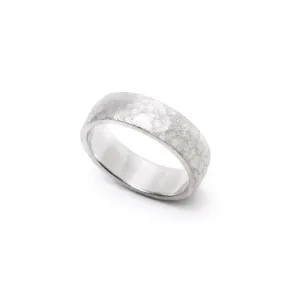 Men's Hammered Comfort Fit Wedding Band