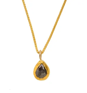 Nava Zahavi Yellow Gold Raw Diamond Necklace