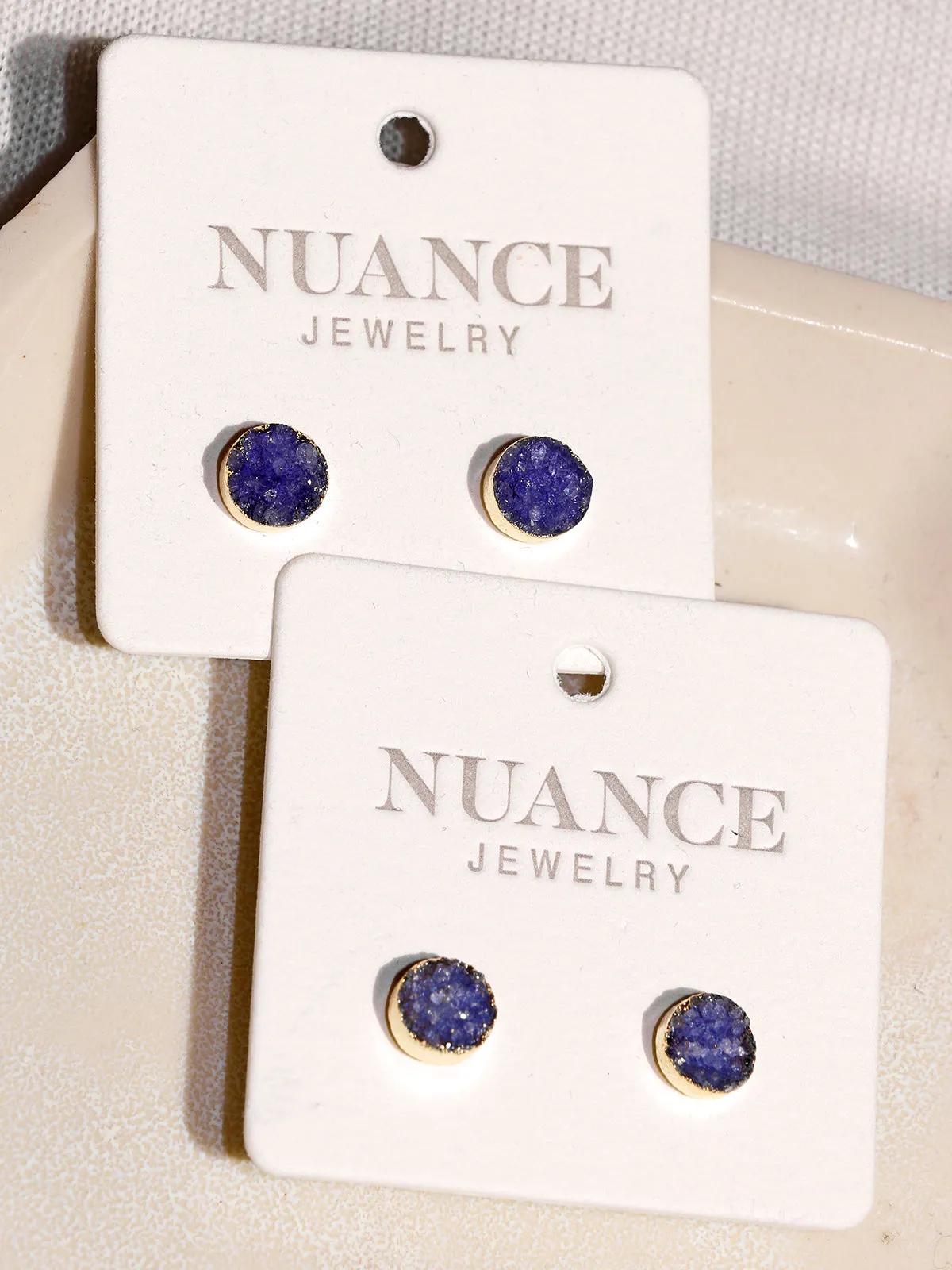 Nuance Round Druzy Studs (more colors!)