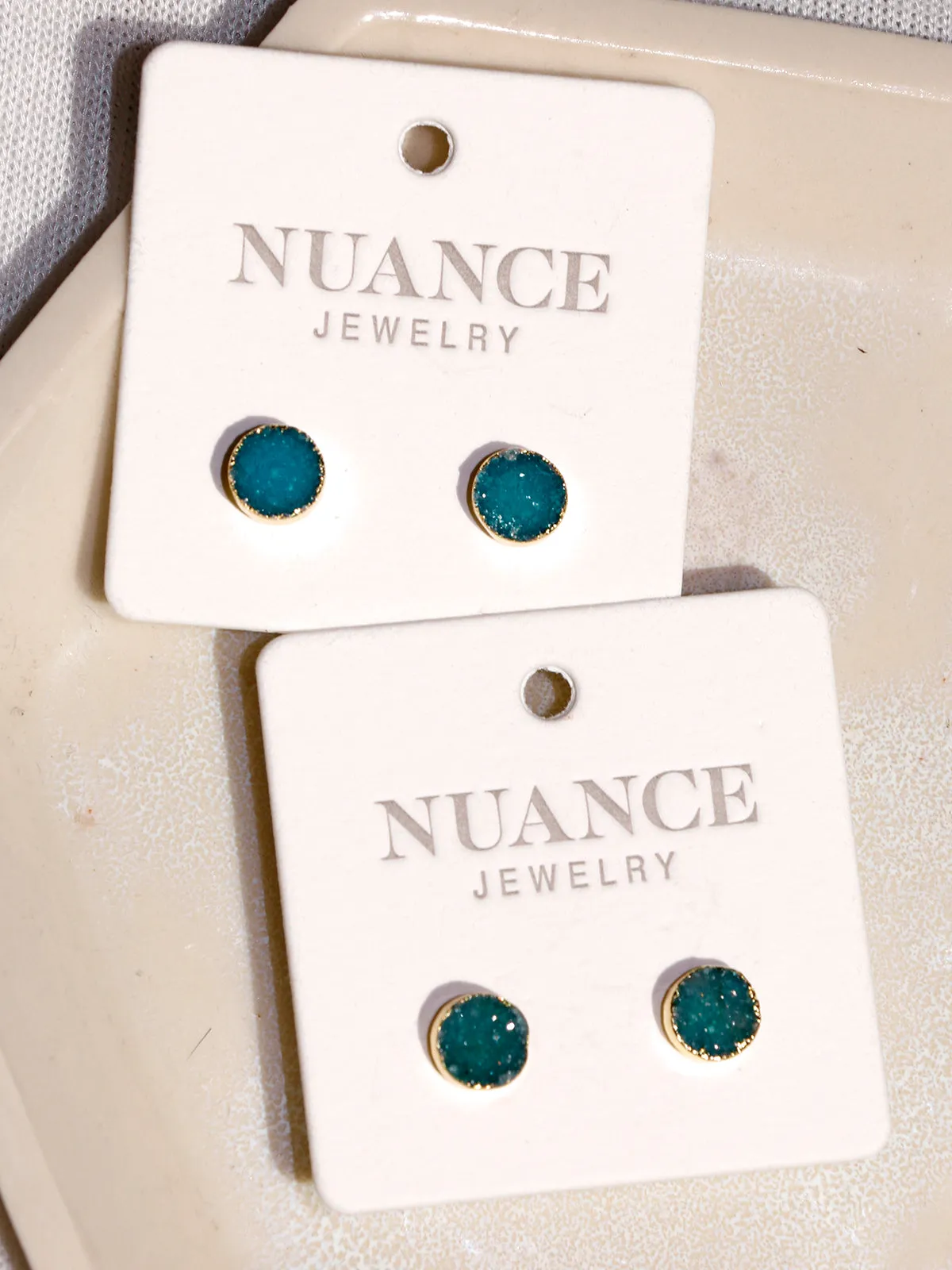 Nuance Round Druzy Studs (more colors!)