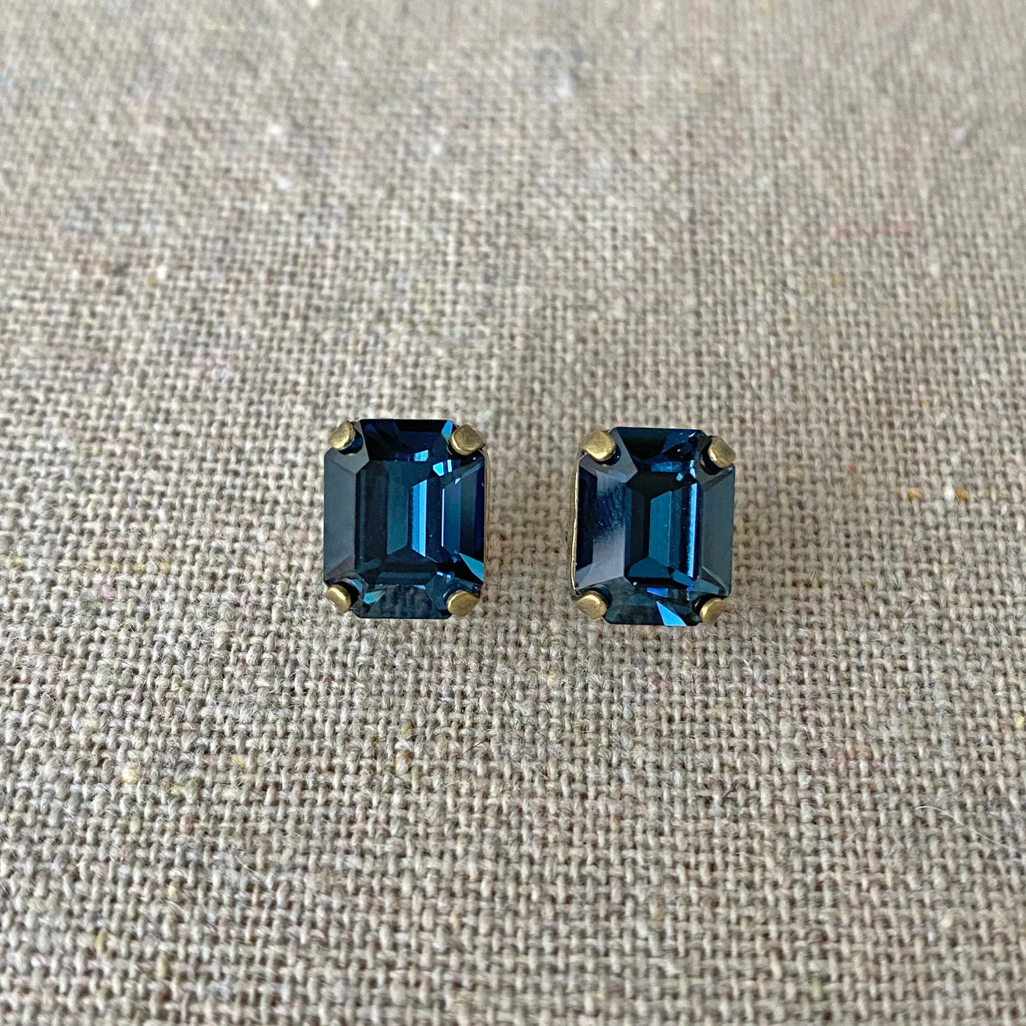 Octagonal Post Earrings