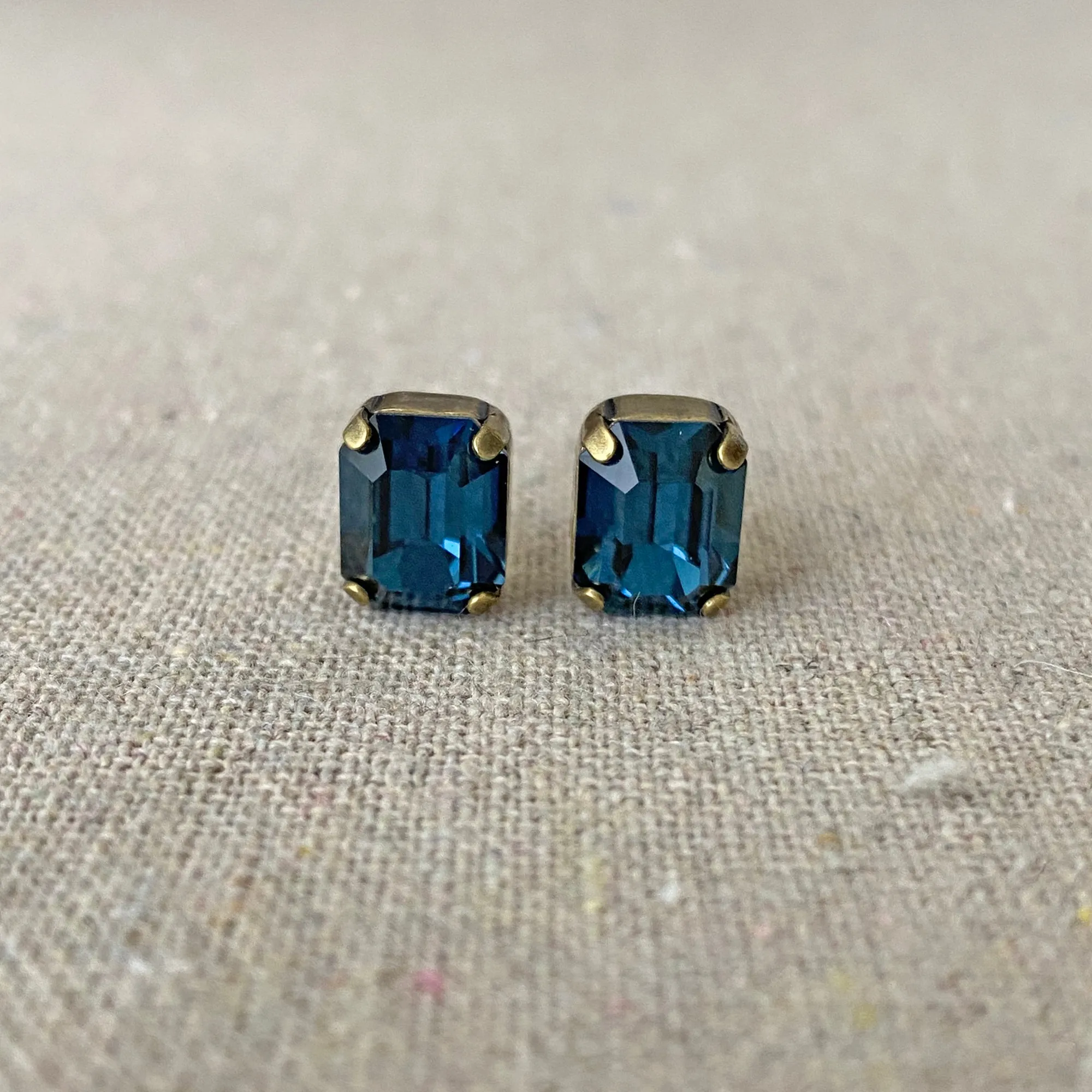 Octagonal Post Earrings