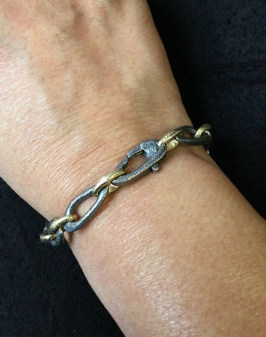 Organic Large Link Bracelet