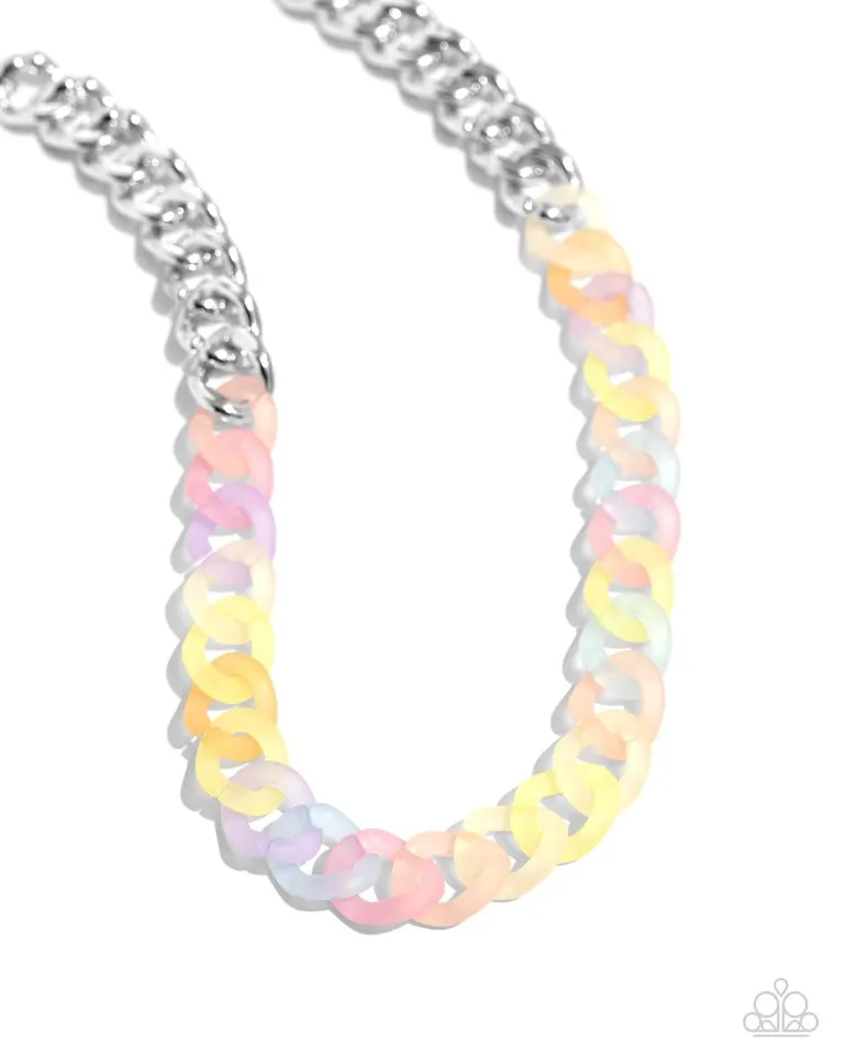 Paparazzi Necklace ~ Rainbow Ragtime - Multi