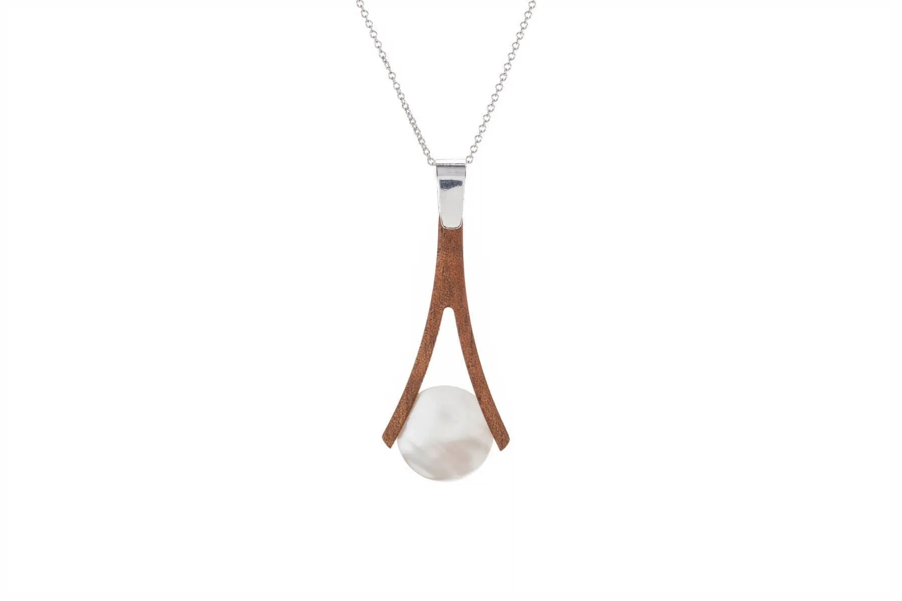 Pendants - Wishbone Hawaiian Koa