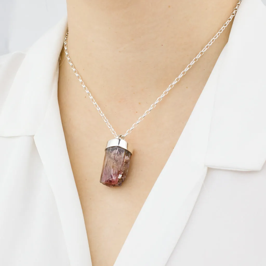 Pink Tourmaline Necklace