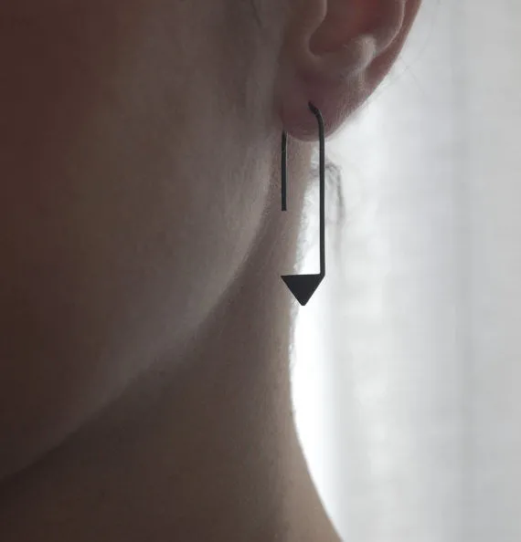 Pointy pendants earrings N°17