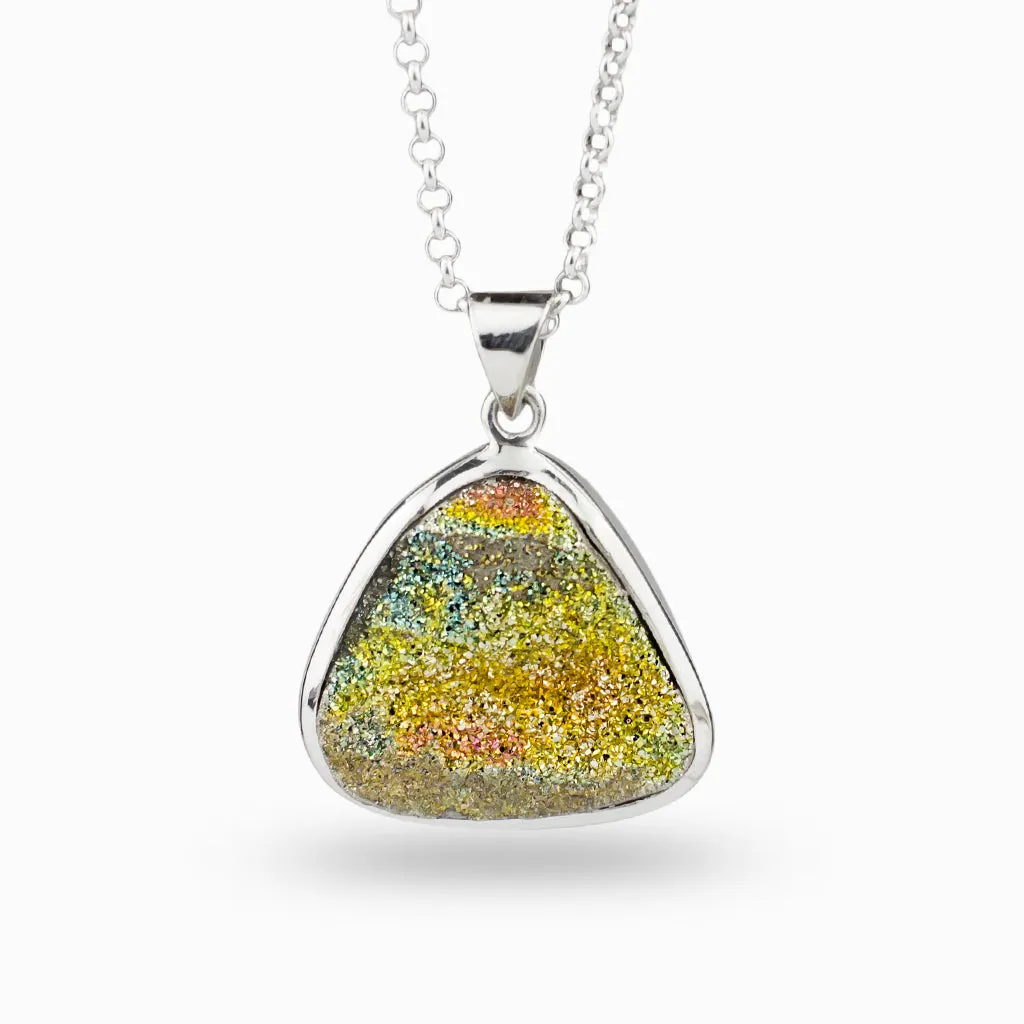 Rainbow Pyrite Necklace