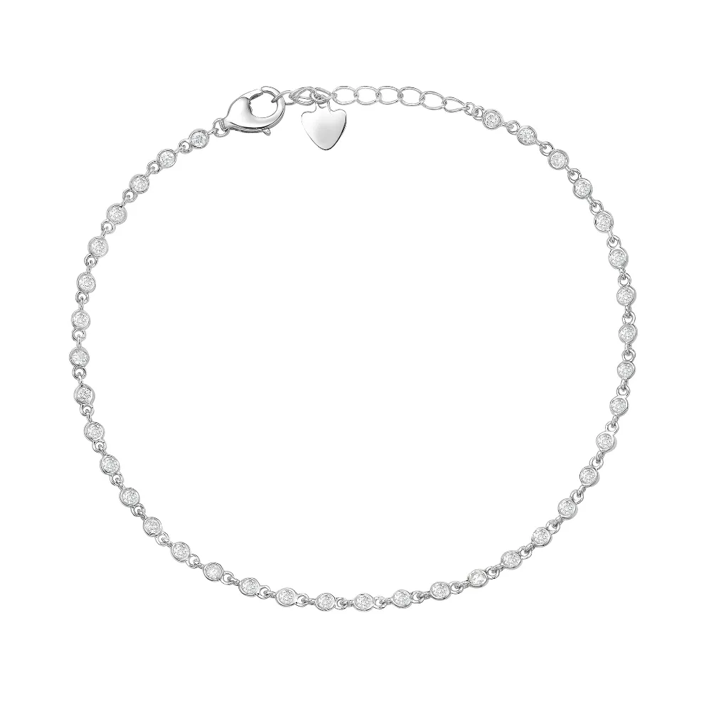 Ready to Ship 37 Stone Diamond By The Yard Bracelet (0.75 ct.) in 14K Gold