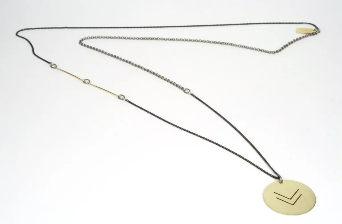 Recast Double Logic necklace