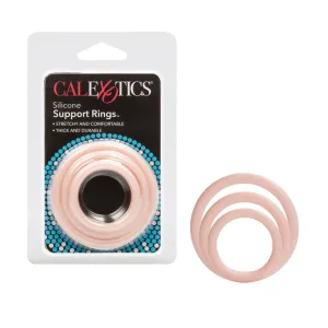 Rings! Silicone Support Rings Cock Rings (3 Piece Set) - Ivory