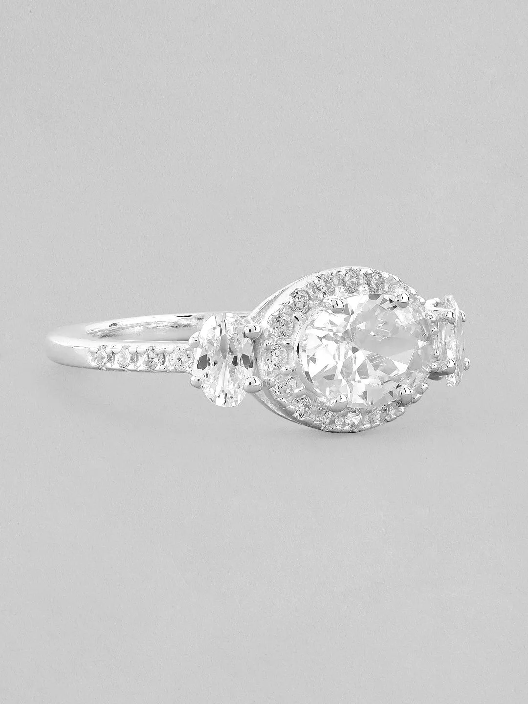 Rubans 925 Silver The Sparkling Zirconia Ring