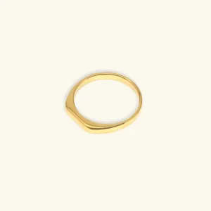 Sasha Geometric Gold Ring