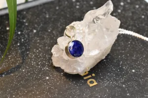 Semi-precious Sapphire Akoni Pendant - XSmall Round