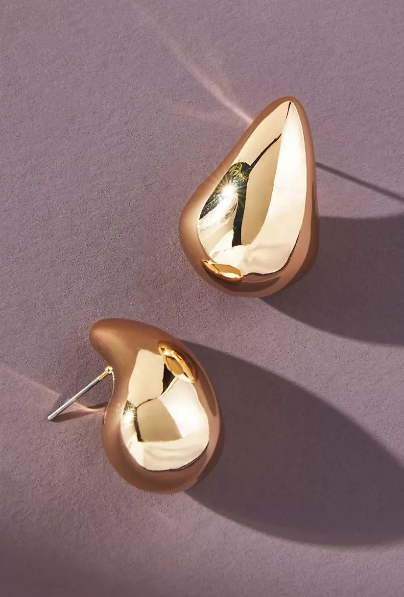 Shiny Teardrop Earrings