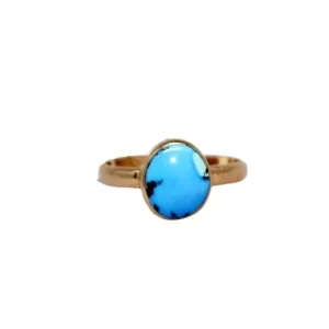 Sleek Gold Golden Hills Turquoise Ring