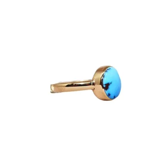 Sleek Gold Golden Hills Turquoise Ring