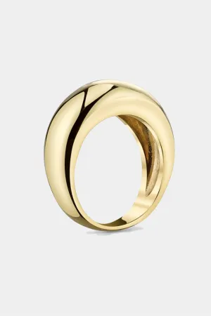 Small Balloon Ring, Yellow Gold