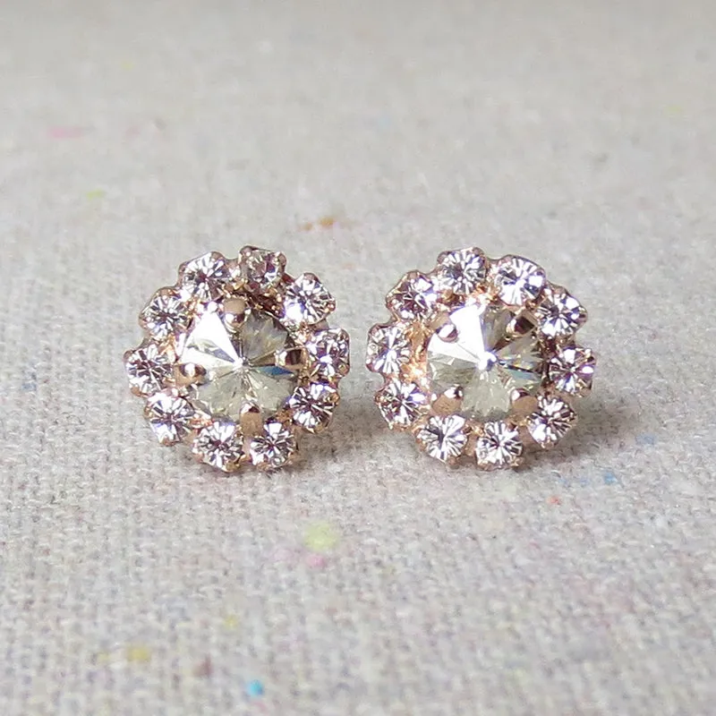 Small Peak Luxe Post Earrings