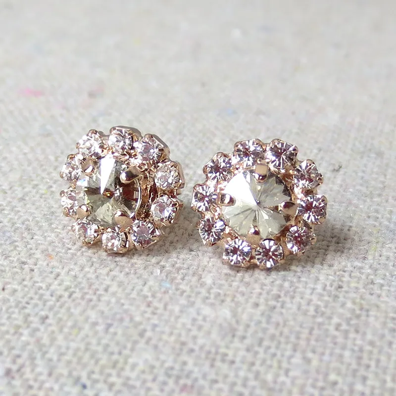 Small Peak Luxe Post Earrings