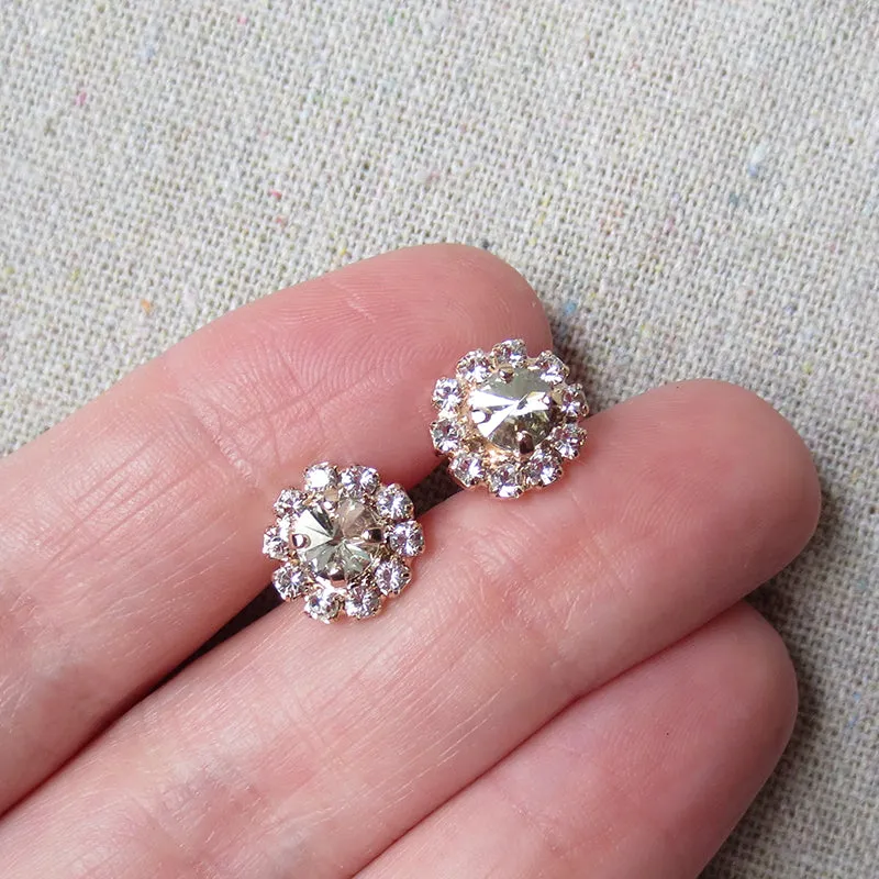 Small Peak Luxe Post Earrings