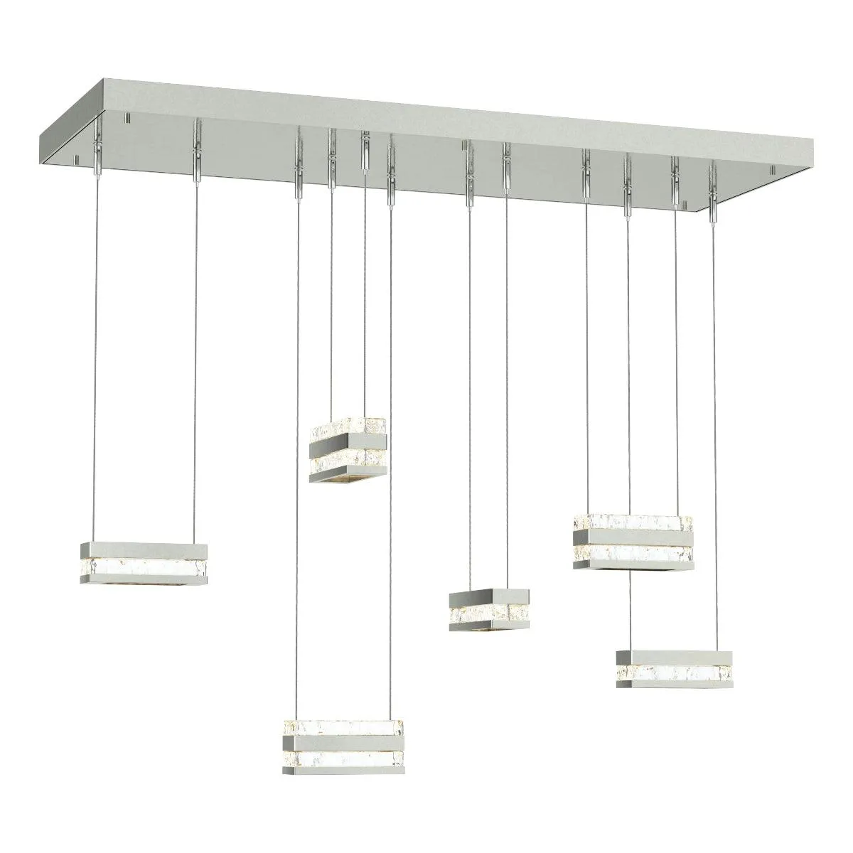 Stacks 34 in. 6 lights Linear LED Pendant Light