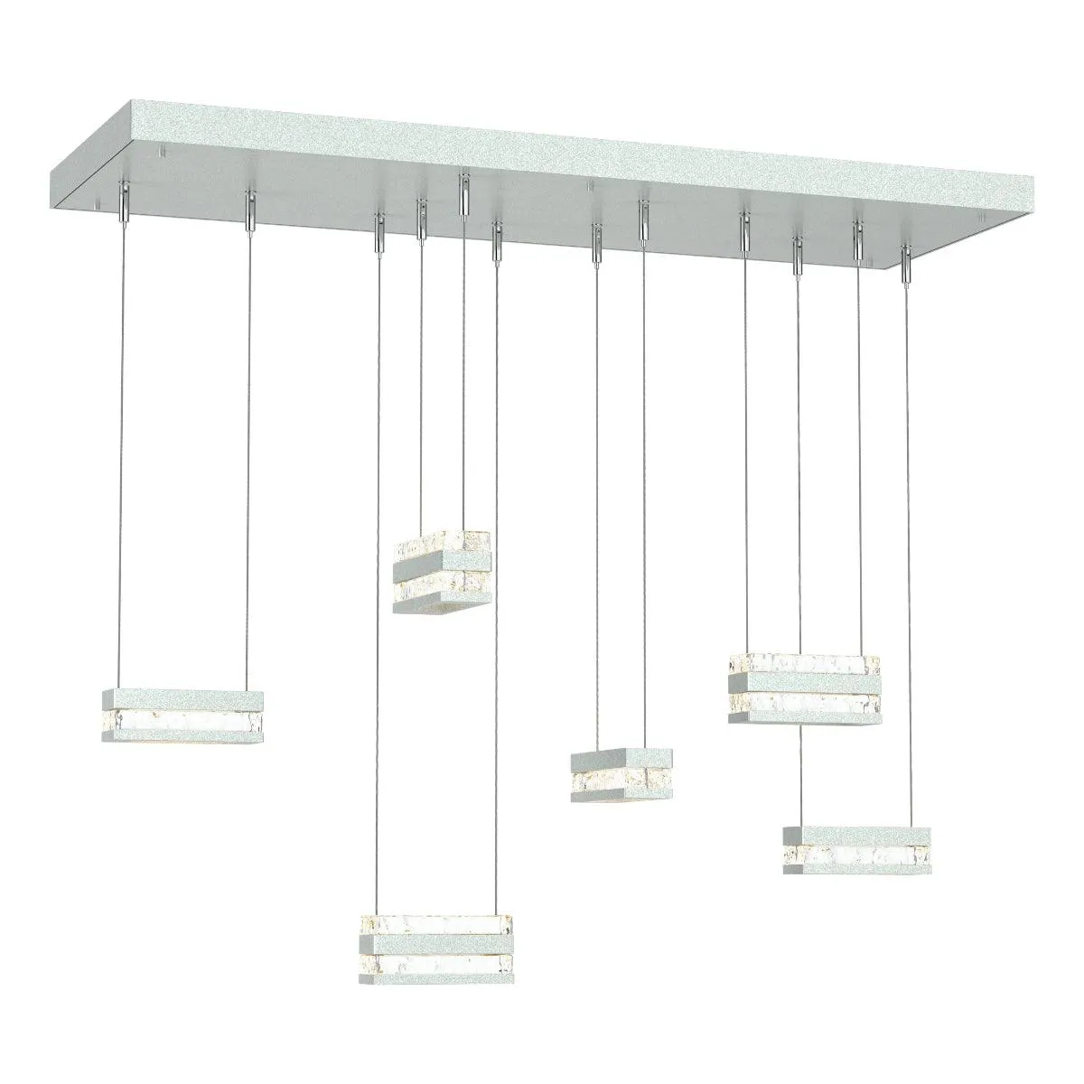 Stacks 34 in. 6 lights Linear LED Pendant Light