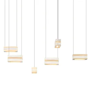 Stacks 34 in. 6 lights Linear LED Pendant Light