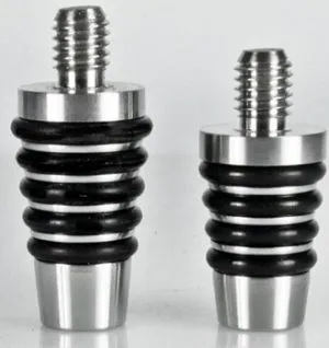 Stainless Steel Niles Bottle Stoppers - Cosmopolitan Whiskey Stopper SS-4000