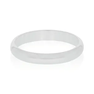 Sterling Silver 3.7mm High Dome Ring