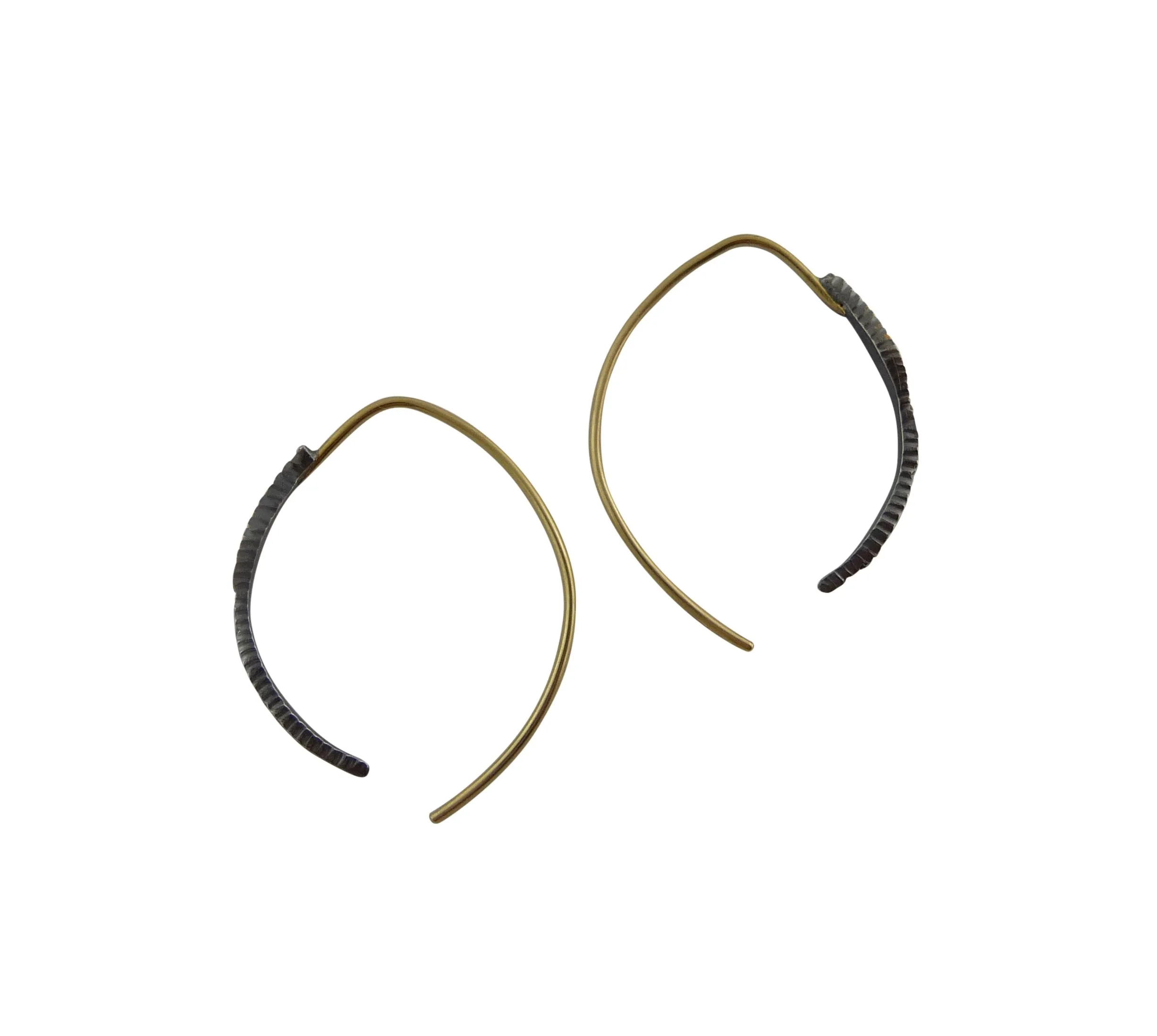 Tiny Talon Gold Hoop Earrings