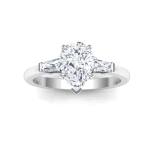 Trilogy Pear Engagement Ring