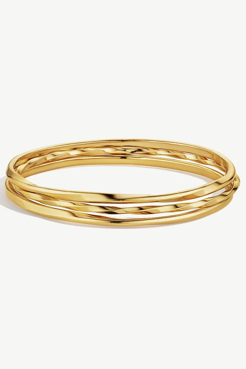 Twist Stacked Bangles