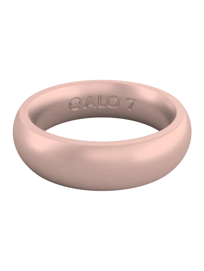 Women's Metallic Classic Silicone Ring